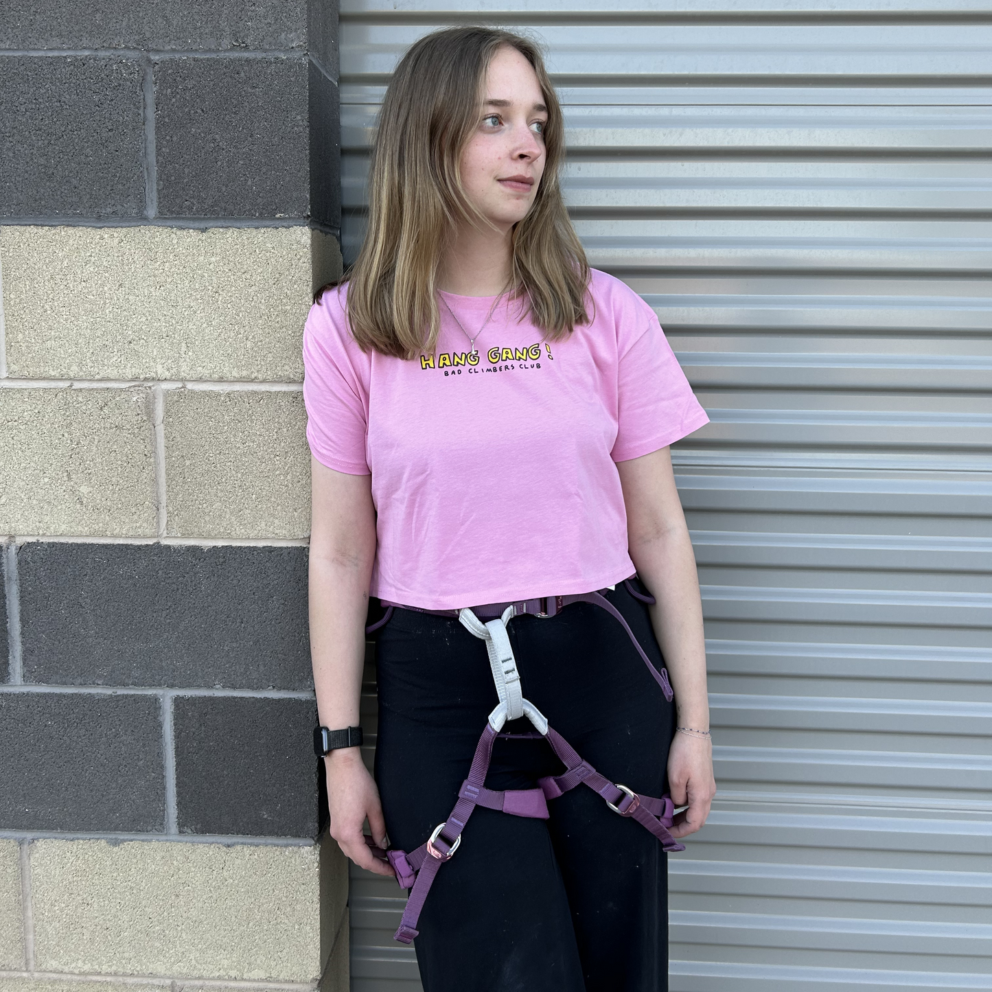 "WHIPPER" CROP TOP (PINK)