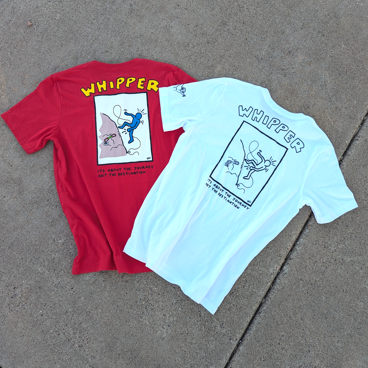 "WHIPPER" T-SHIRT (B&W)