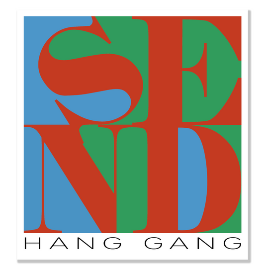 "SEND" STICKER DECAL