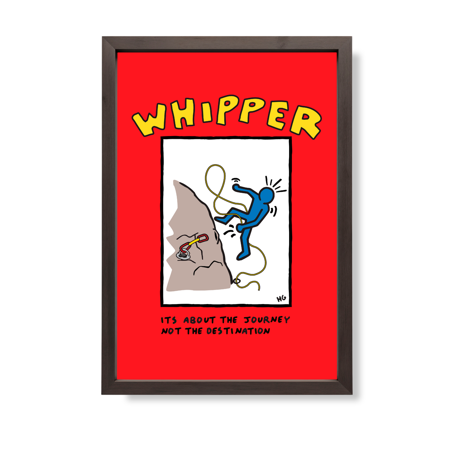 "WHIPPER" ART PRINT POSTER (12" X 18")
