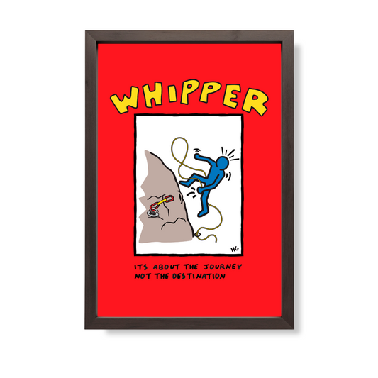 "WHIPPER" ART PRINT POSTER (12" X 18")